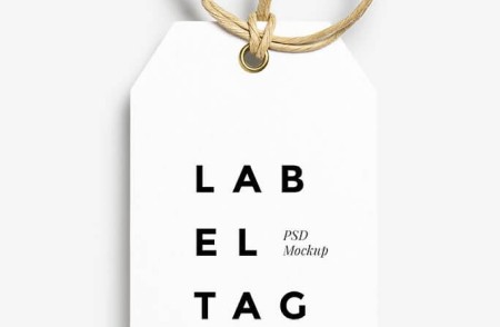 Етикетка з написом Label Tag
